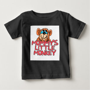 T-shirt Pour Bébé Le petit singe de maman