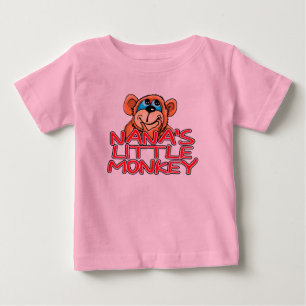 T-shirt Pour Bébé Le petit singe de Nana