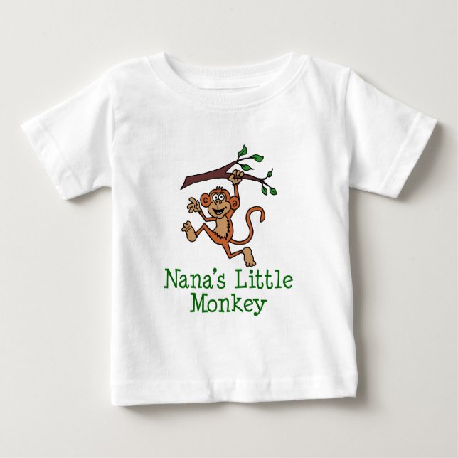 T-shirt Pour Bébé Le petit singe de Nana (Devant)