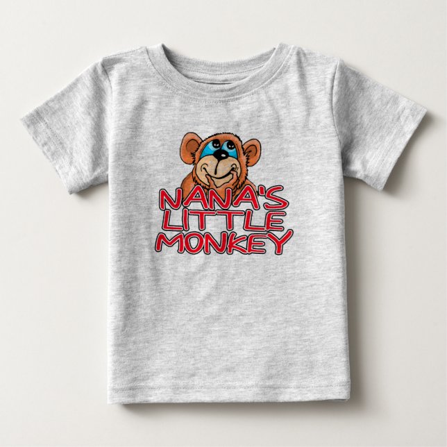 T-shirt Pour Bébé Le petit singe de Nana (Devant)