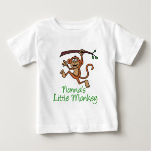 T-shirt Pour Bébé Le petit singe de Nonna