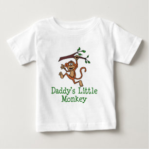 T-shirt Pour Bébé Le petit singe de papa