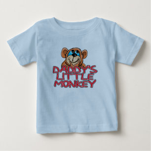 T-shirt Pour Bébé Le petit singe de papa