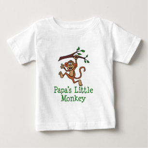 T-shirt Pour Bébé Le petit singe du papa