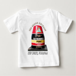 T-shirt Pour Bébé Le point le plus le plus au sud