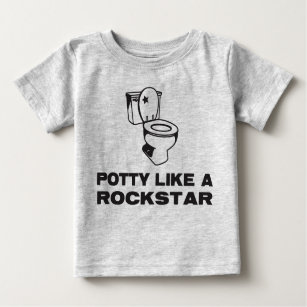 T-shirt Pour Bébé Le pot aiment une chemise de Rockstar