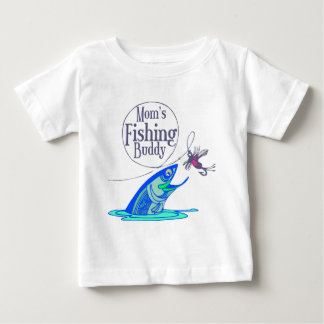 T-shirt Pour Bébé Le pote de pêche de maman