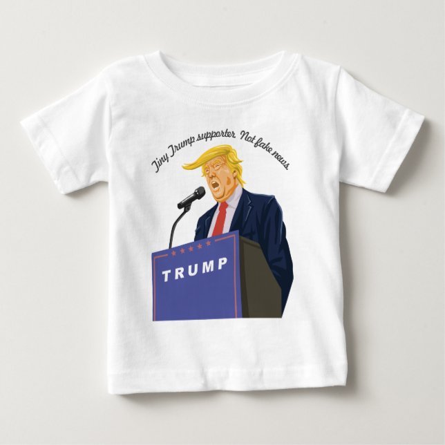 T-shirt Pour Bébé Le président Trump surcompétitif et personnalisabl (Devant)