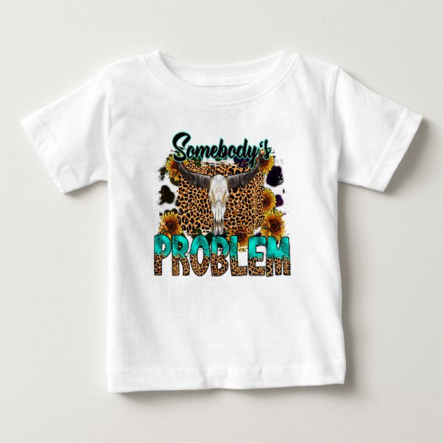 T-shirt Pour Bébé Le problème de quelqu'un Wallen (Devant)