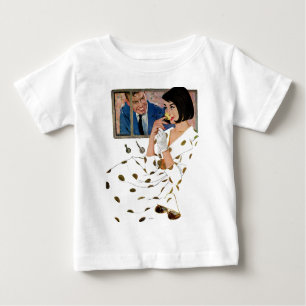 T-shirt Pour Bébé Le Rose d'or