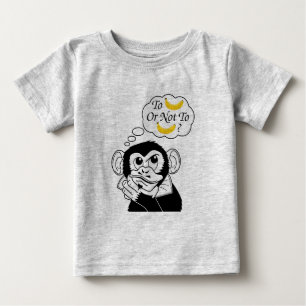 T-shirt Pour Bébé Le singe de Shakespeare