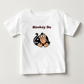 T-shirt Pour Bébé Le singe font
