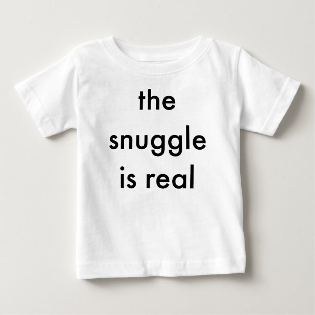 T-shirt Pour Bébé Le SNUGGLE est une véritable combinaison pour bébé (Devant)