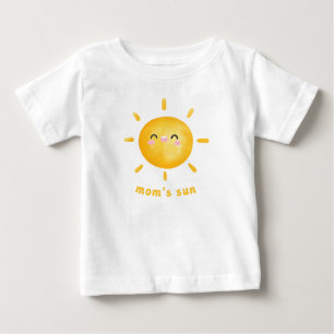 T-shirt Pour Bébé Le soleil de maman