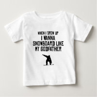 Le surf des neiges aiment mon parrain