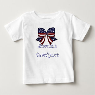 T-shirt Pour Bébé Le T-shirt bébé amoureux de l'Amérique