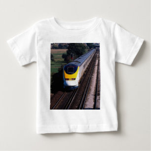 T-shirt Pour Bébé Le train de voyageurs d'Eurostar