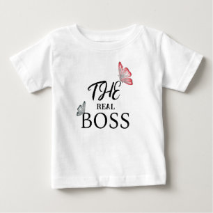 T-shirt Pour Bébé Le vrai patron