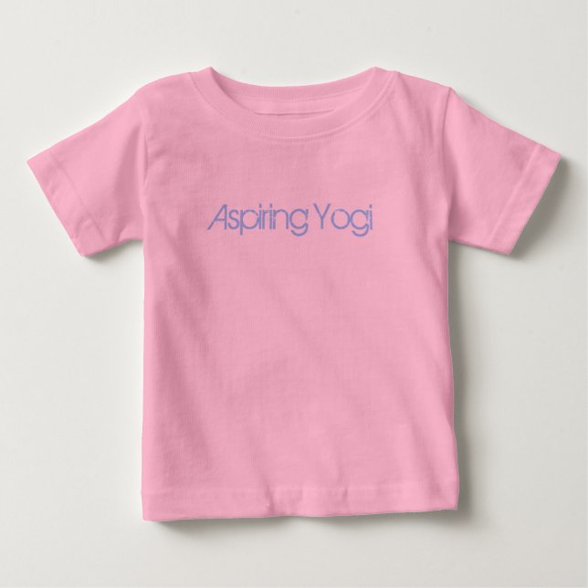 T-shirt Pour Bébé Le yogi en devenir (Devant)
