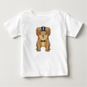 T-shirt Pour Bébé L'écureuil en groom avec costume