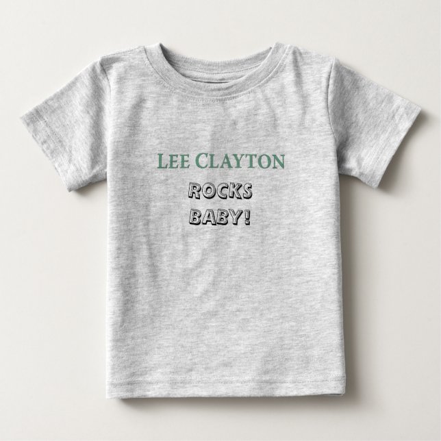 T-shirt Pour Bébé Lee Clayton bascule la chemise de bébé (Devant)