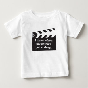 T-shirt Pour Bébé Légende humoristique tableau directeur noir et bla