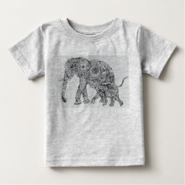 T-shirt Pour Bébé l'éléphant sont le meilleur ! !