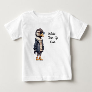T-shirt Pour Bébé L'équipe de nettoyage de la nature