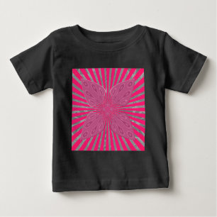 T-shirt Pour Bébé Les ailes de la fleur électrique : Un Edgy Vivily