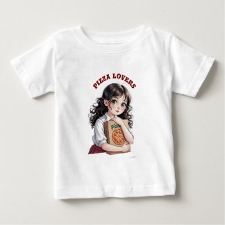 T-shirt Pour Bébé Les amateurs de pizzas