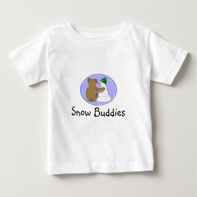 T-shirt Pour Bébé Les amies des neiges (Devant)