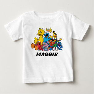 T-shirt Pour Bébé Les chers amis de la Rue Sésame