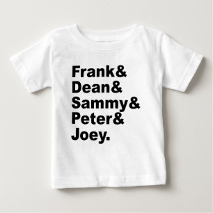 T-shirt Pour Bébé Les cinq rats Frank Dean Sammy Joey & Peter
