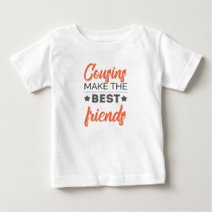 T-shirt Pour Bébé Les Cousins font les meilleurs amis