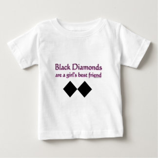 T-shirt Pour Bébé Les diamants noirs sont les meilleures filles