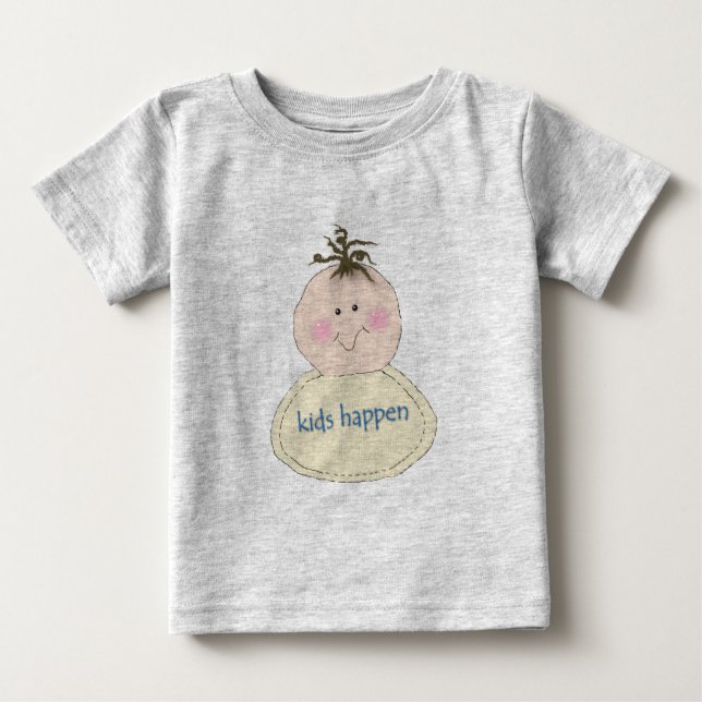 T-shirt Pour Bébé Les enfants se produisent (Devant)