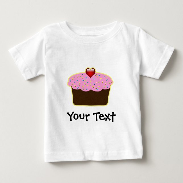 T-shirt Pour Bébé Les gâteaux mignons (Devant)