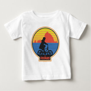 T-shirt Pour Bébé Les Goonies Retro Mikey équitation Vélo Graphique