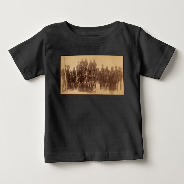 T-shirt Pour Bébé Les guerriers du buffle : la cavalerie noire améri (Devant)