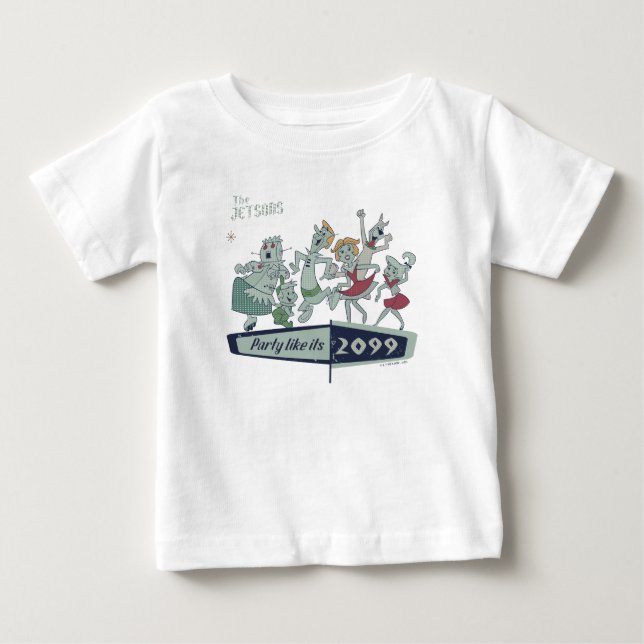 T-shirt Pour Bébé Les Jetsons | Party Like It's 2099 (Devant)