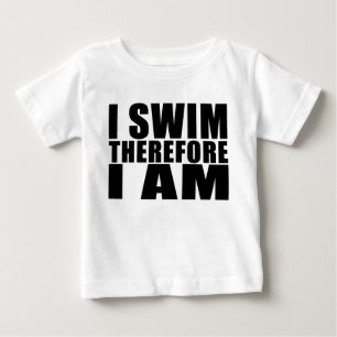 T-shirt Pour Bébé Les nageurs drôles cite des plaisanteries que je