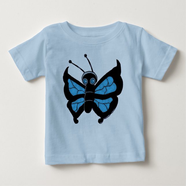 T-shirt Pour Bébé Les papillons (Devant)