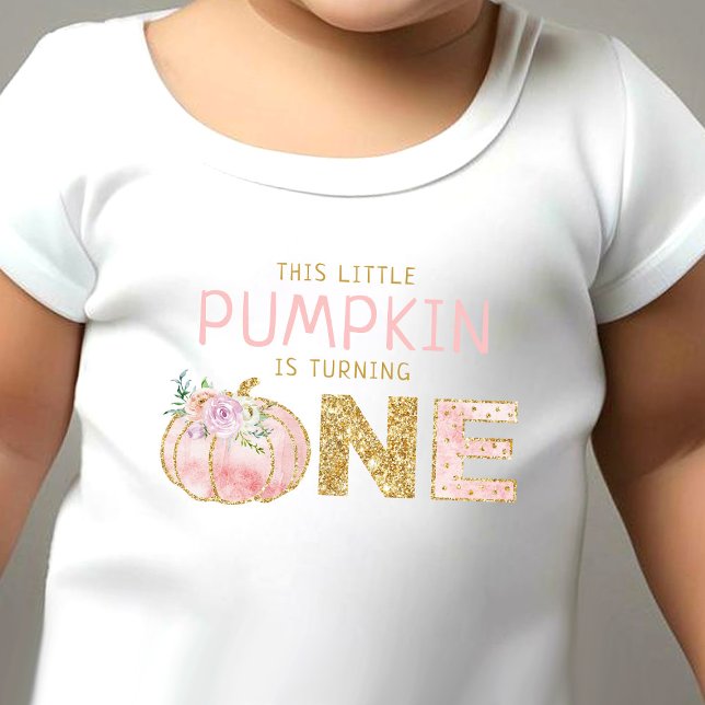 T-shirt Pour Bébé Les petites citrouilles fêtent leur 1er anniversai (Créateur téléchargé)