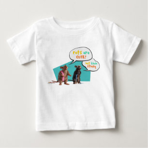 T-shirt Pour Bébé Les Rats Sont Mignons Mais Plutôt Stinky