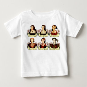 T-shirt Pour Bébé Les six épouses du classique de Henry VIII