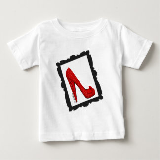 T-shirt Pour Bébé Les talons rouges rouges encadrés de Dorothy