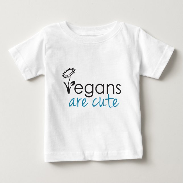 T-shirt Pour Bébé Les végétaliens sont mignons - les avocats (Devant)