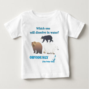 T-shirt Pour Bébé Lesquels se dissoudra dans la chimie polaire de