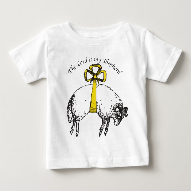 T-shirt Pour Bébé L'Éternel est mon berger Psaume 23 (Devant)