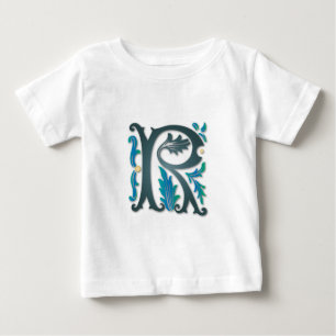 T-shirt Pour Bébé Lettre R monogramme